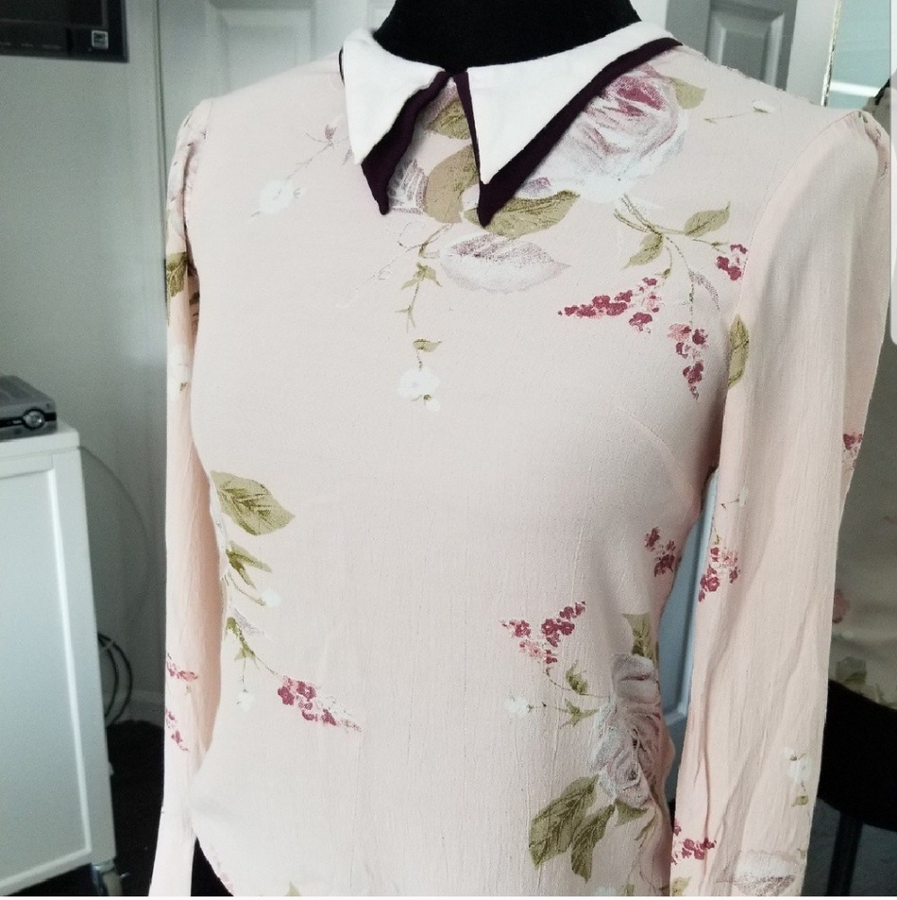 Reformation Peter Pan Collar Shirt